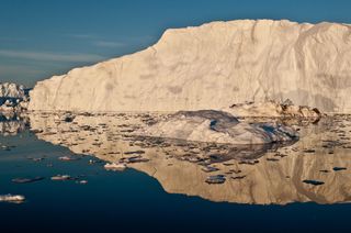 Ilulissat Greenland with iceberg