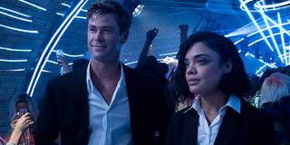 Chris Hemsworth and Tessa Thompson in Men In Black International