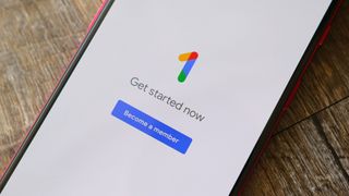Google One on an Android phone