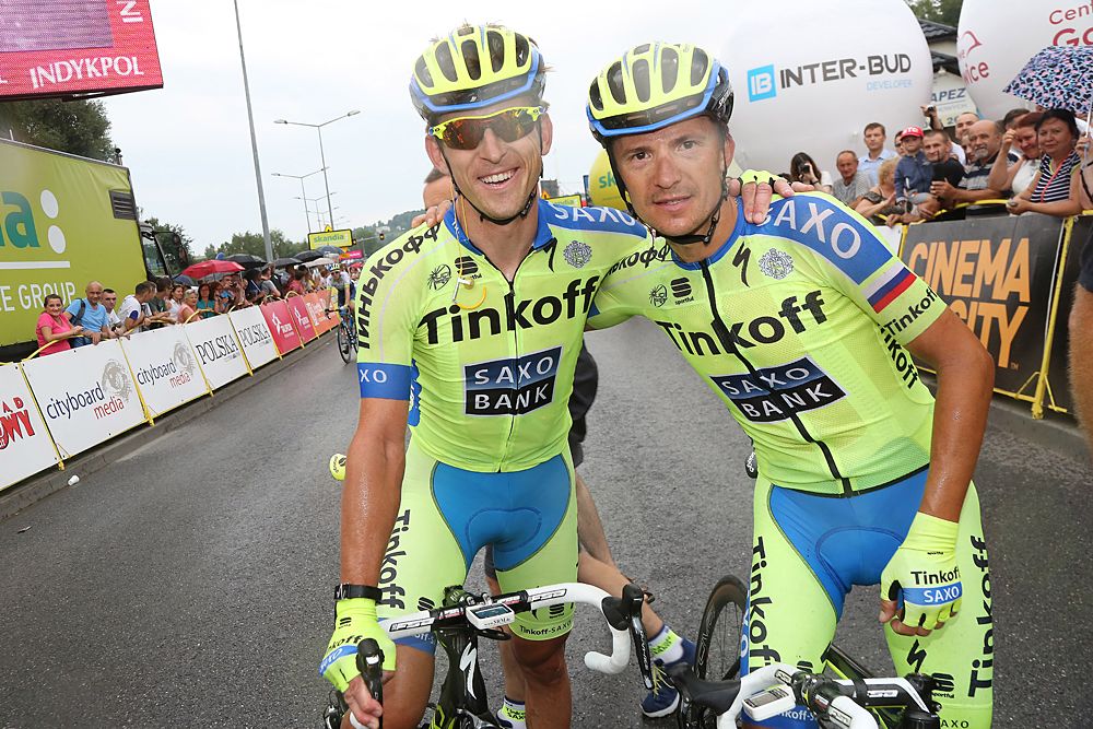 Maciej Bodnar and Pavel Brutt (Tinkoff-Saxo)