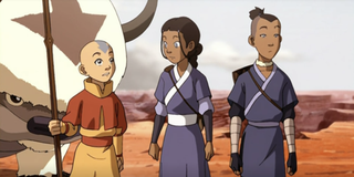 avatar the last airbender the great divide aang katara sokka screenshot