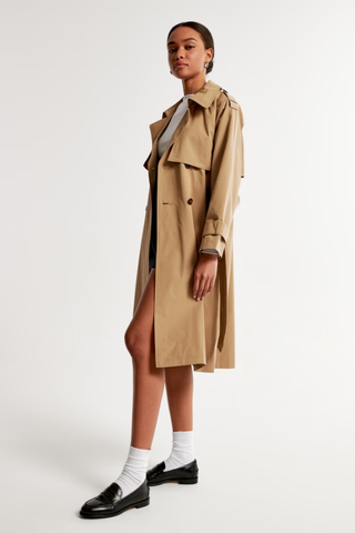 Abercrombie & Fitch Elevated Trench Coat