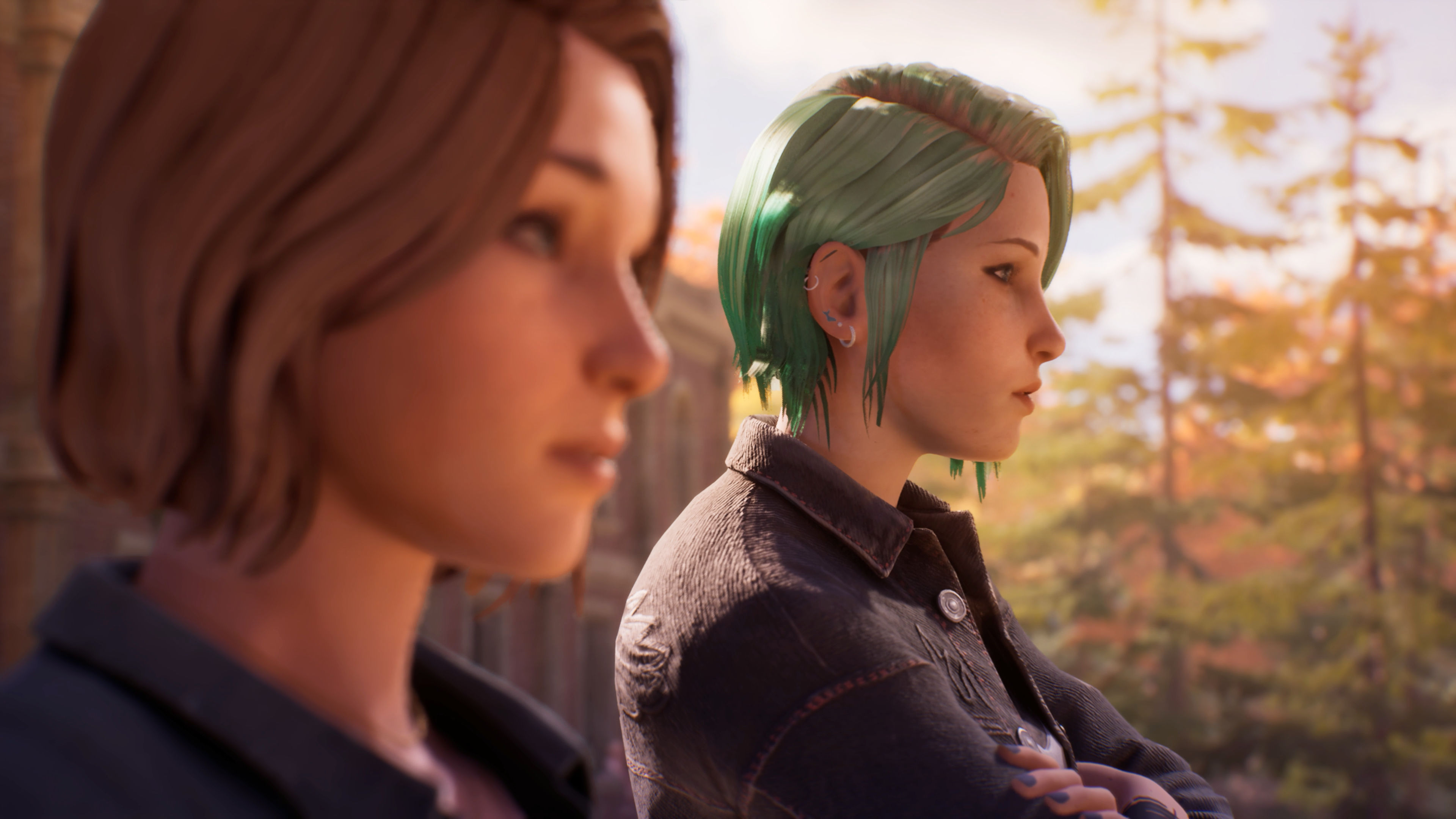 Life is Strange: Reunion reveal screenshots of Max, Chloe, and characters from the game.