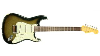 1963 Fender Stratocaster in sparkle finish (ex- Eddie Bertrand)