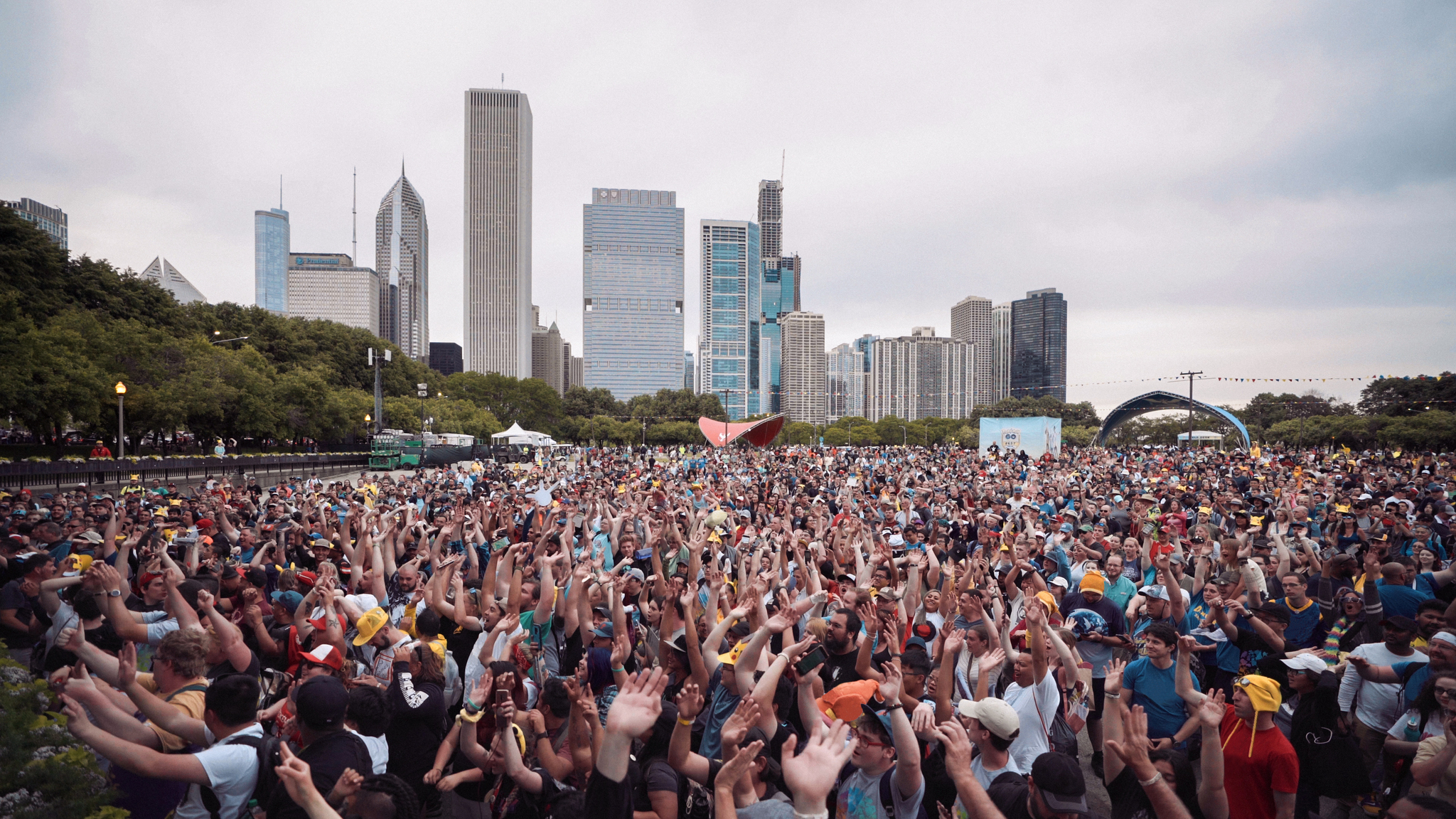 Pokemon Go Fest Group Shot