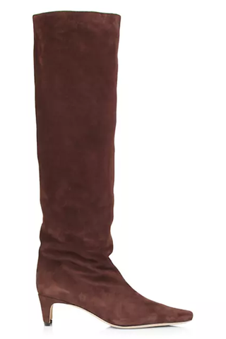 Staud Wally Suede Knee-High Boots