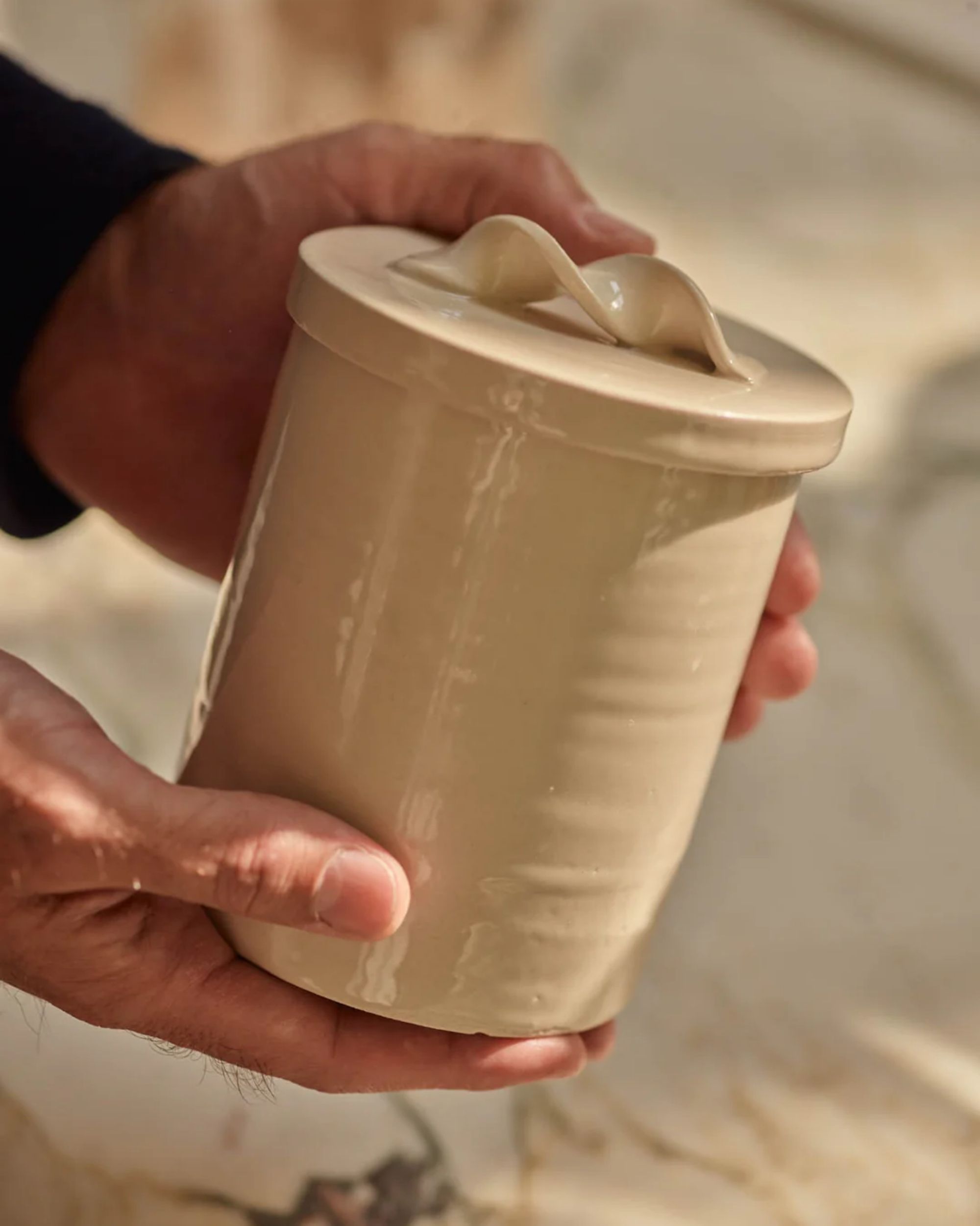 Rowen &amp;amp; Wren, Handmade Stoneware Storage Jar, Small