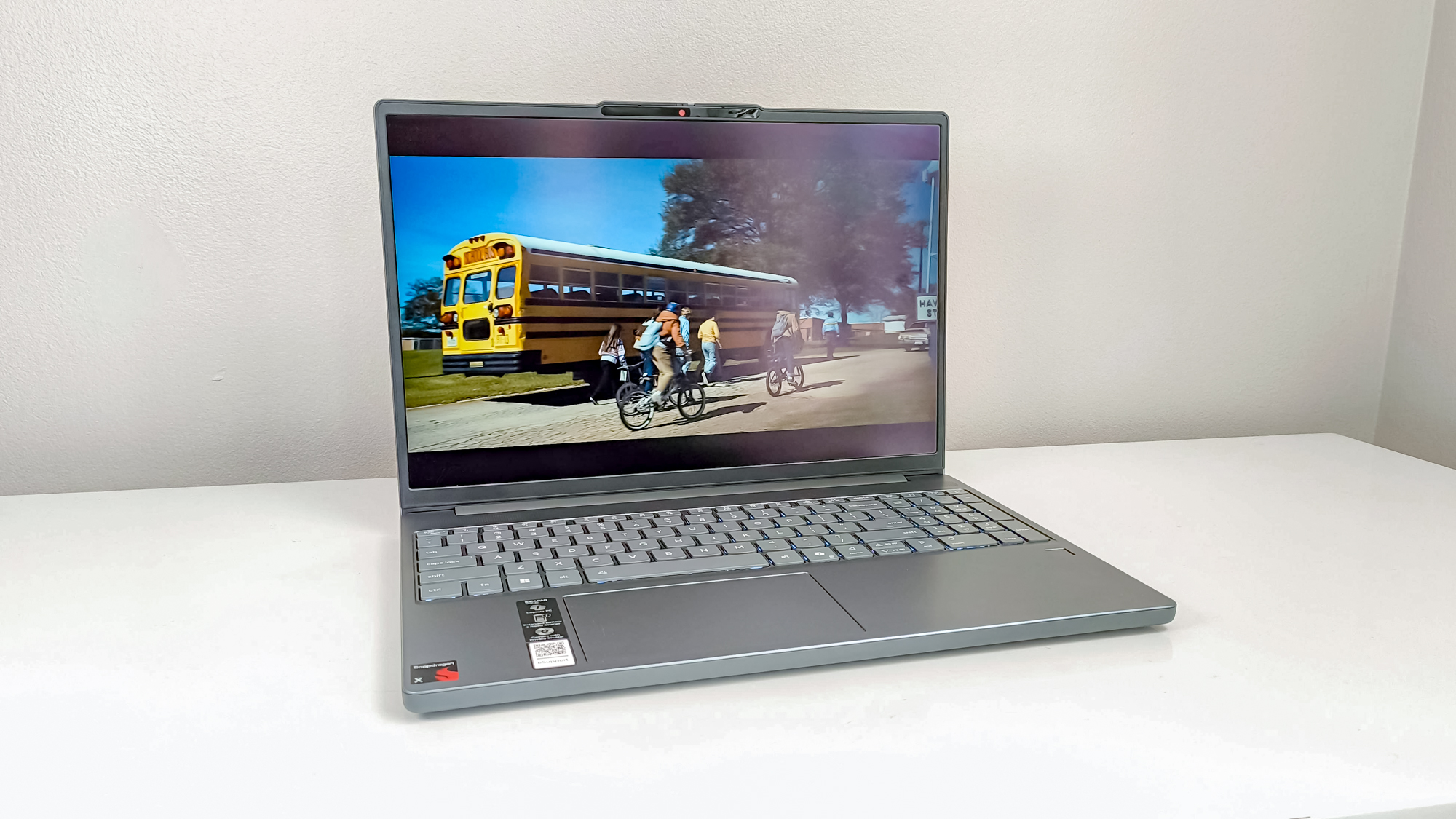 Lenovo IdeaPad Slim 3x review unit on a desk