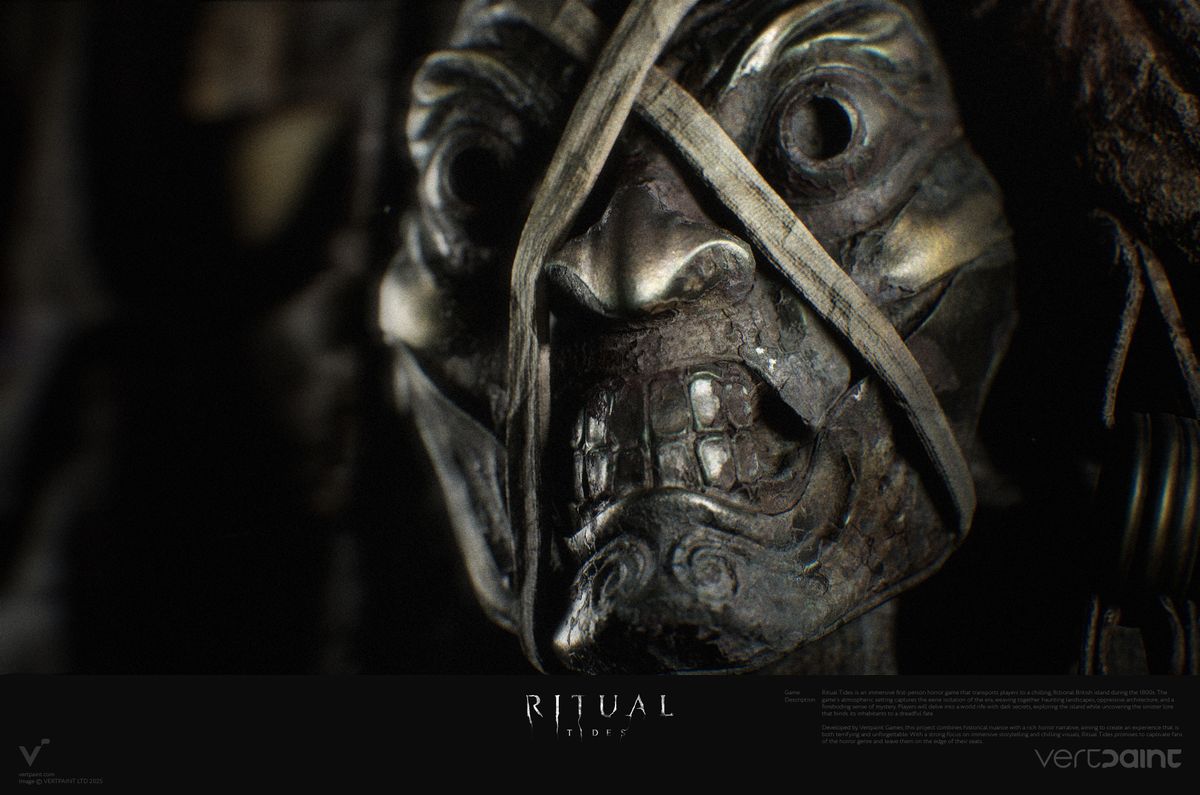 Concept art from Unreal Engine 5 horror game Rital Tides