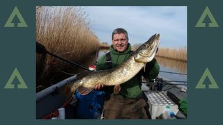 Catching big pike on rivers