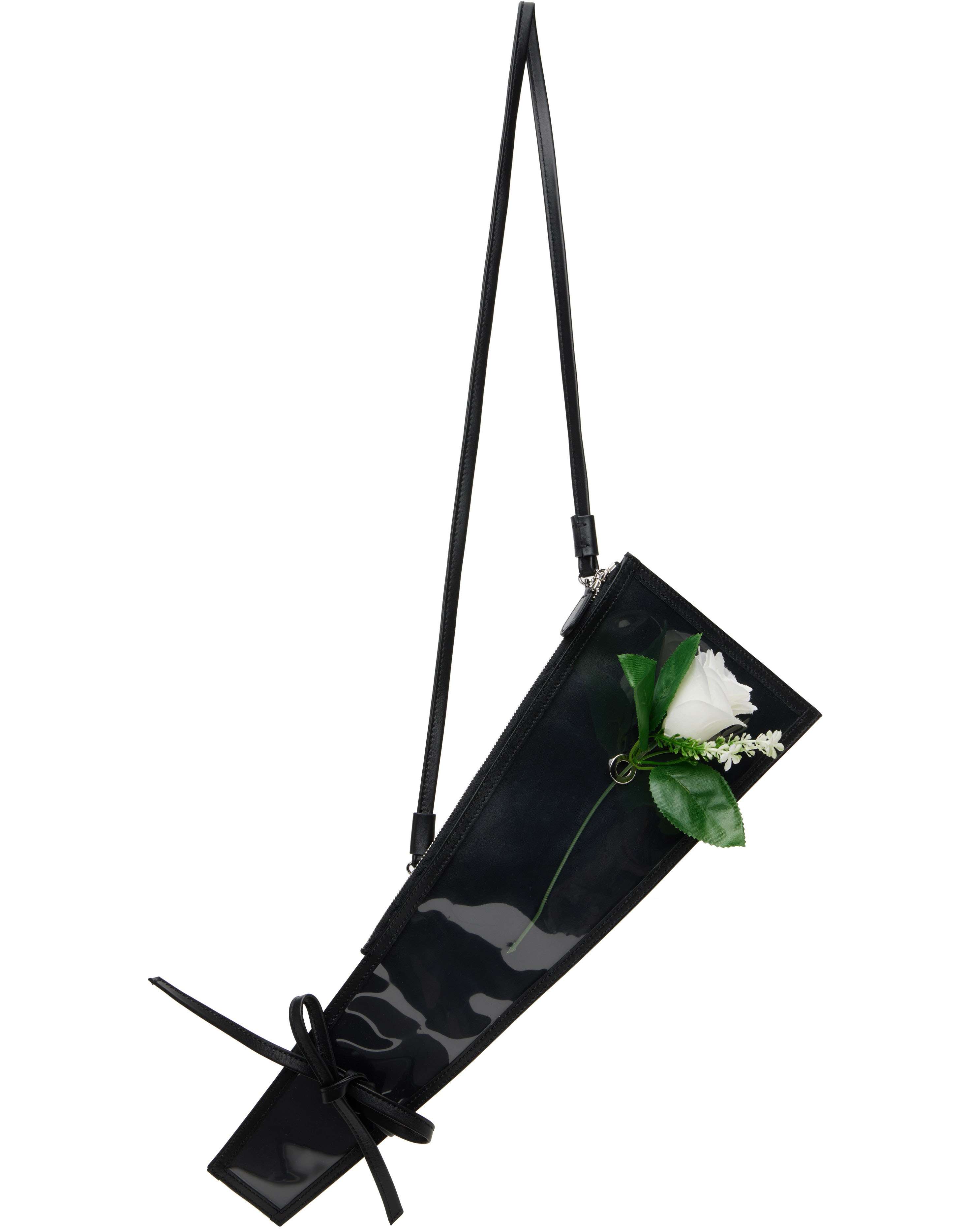 D'heygere, Black Rose Sleeve Clutch
