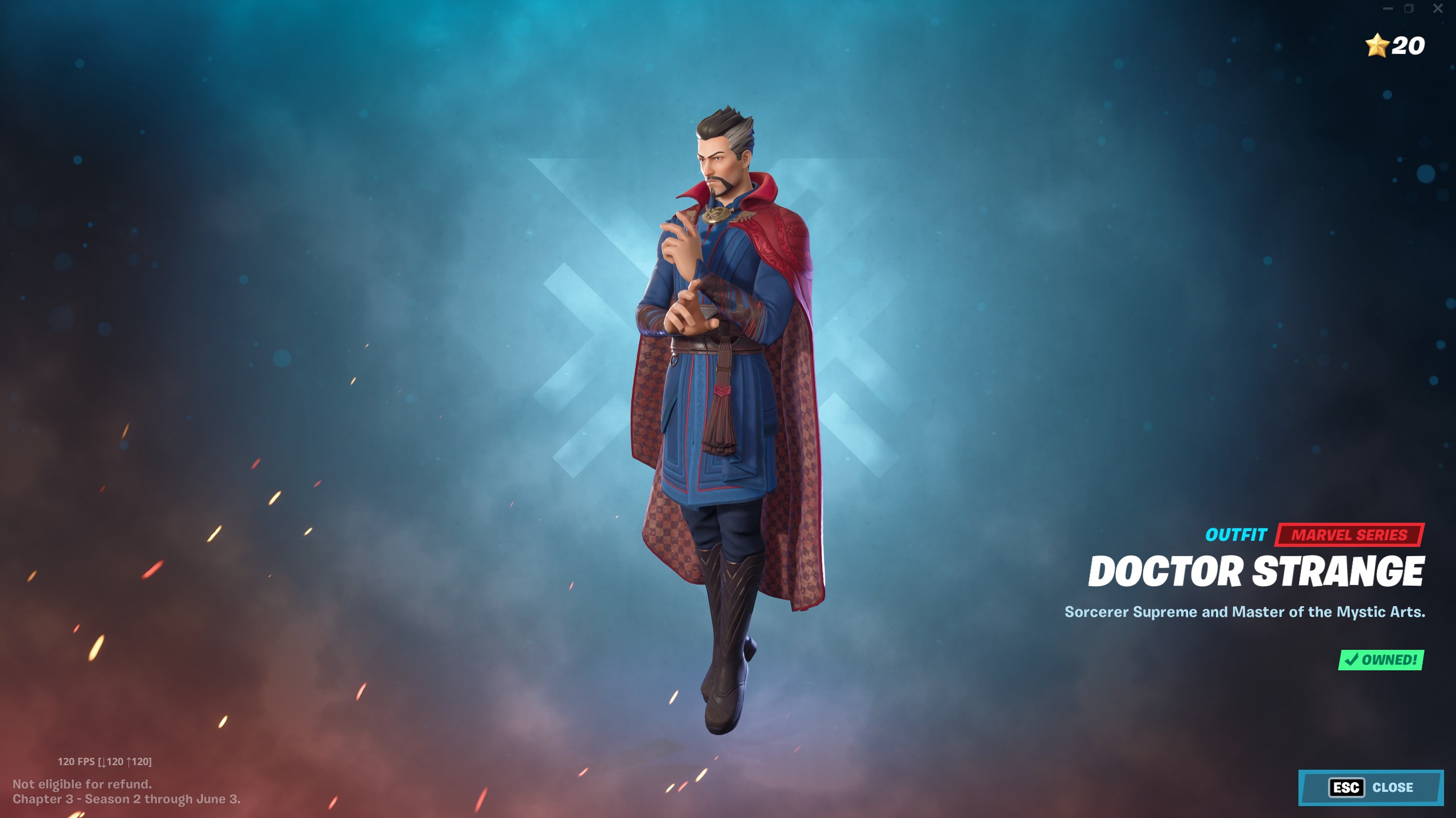 Fortnite Doctor Strange Battle Pass Skin