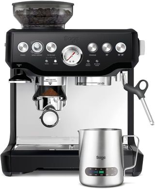 Sage - the Barista Express - Bean to Cup Coffee Machine With Grinder and Milk Frother, Black Truffle