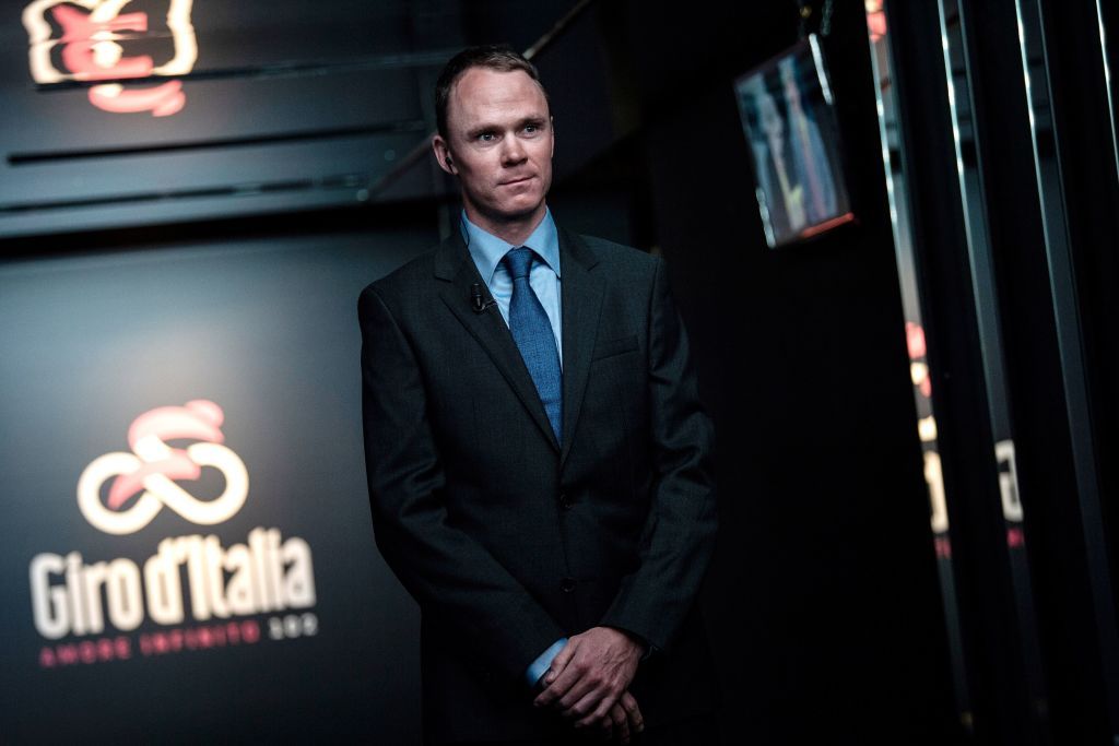 Defending Giro d'Italia champion Chris Froome