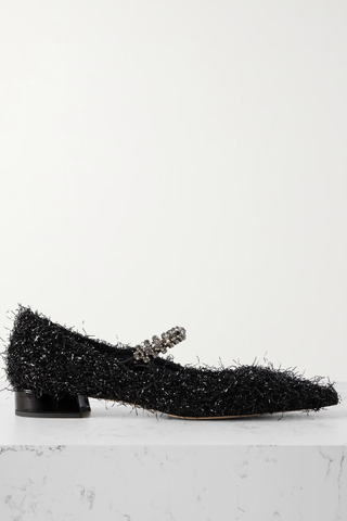 Jimmy Choo tinsel pumps