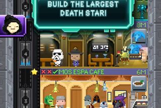 The Emperor commands you build the largest Death Star in mobile game Tiny Death Star