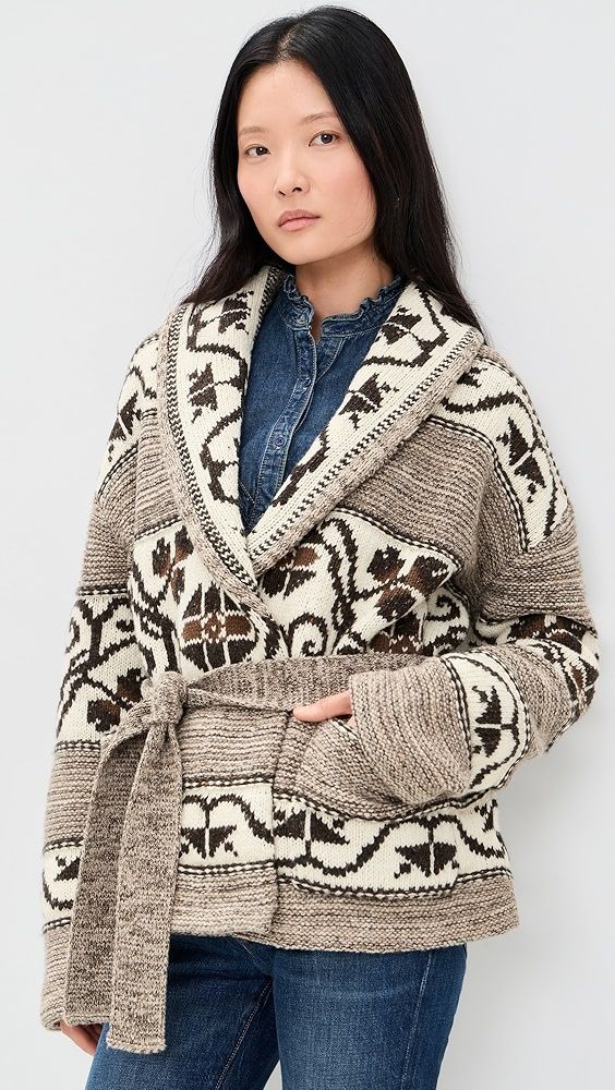 Polo Ralph Lauren Wool Blend-Long Sleeve-Shawl Collar Cardigan