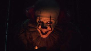 Bill Skarsgård as Pennywise in IT Chapter Two. 