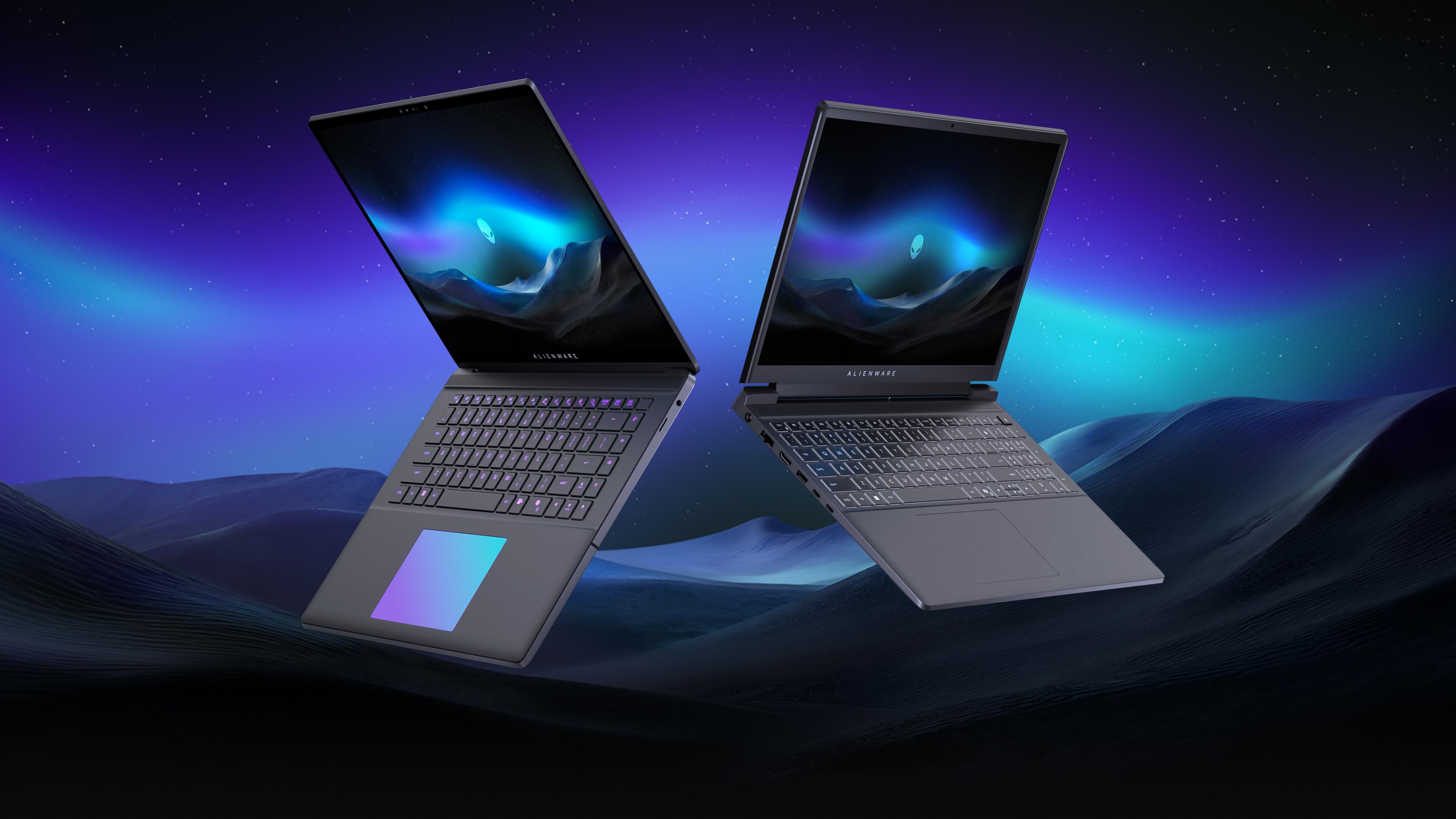 Alienware Ultra-Slim and entry level gaming laptops concept image