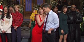 Colin Jost Forced to Roast His Wife, Scarlett Johansson, on 'SNL