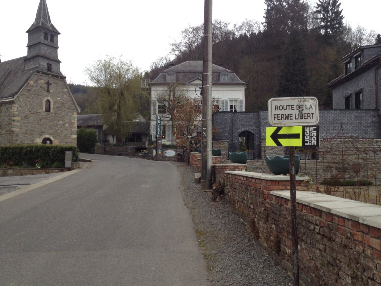 The base of the C&ocirc;te de la Ferme Liberte.