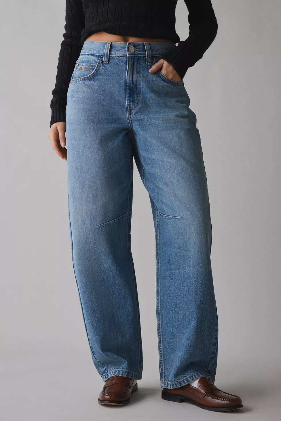 Urban Outfitters, BDG Logan Buckle Baggy Barrel Jean