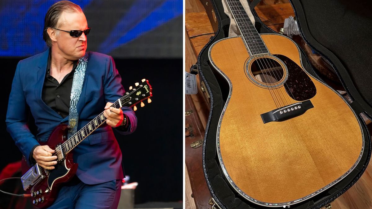 Joe Bonamassa and Martin 000-45 Brazilian prototype