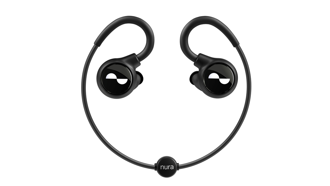 the Nuraloop headphones in black