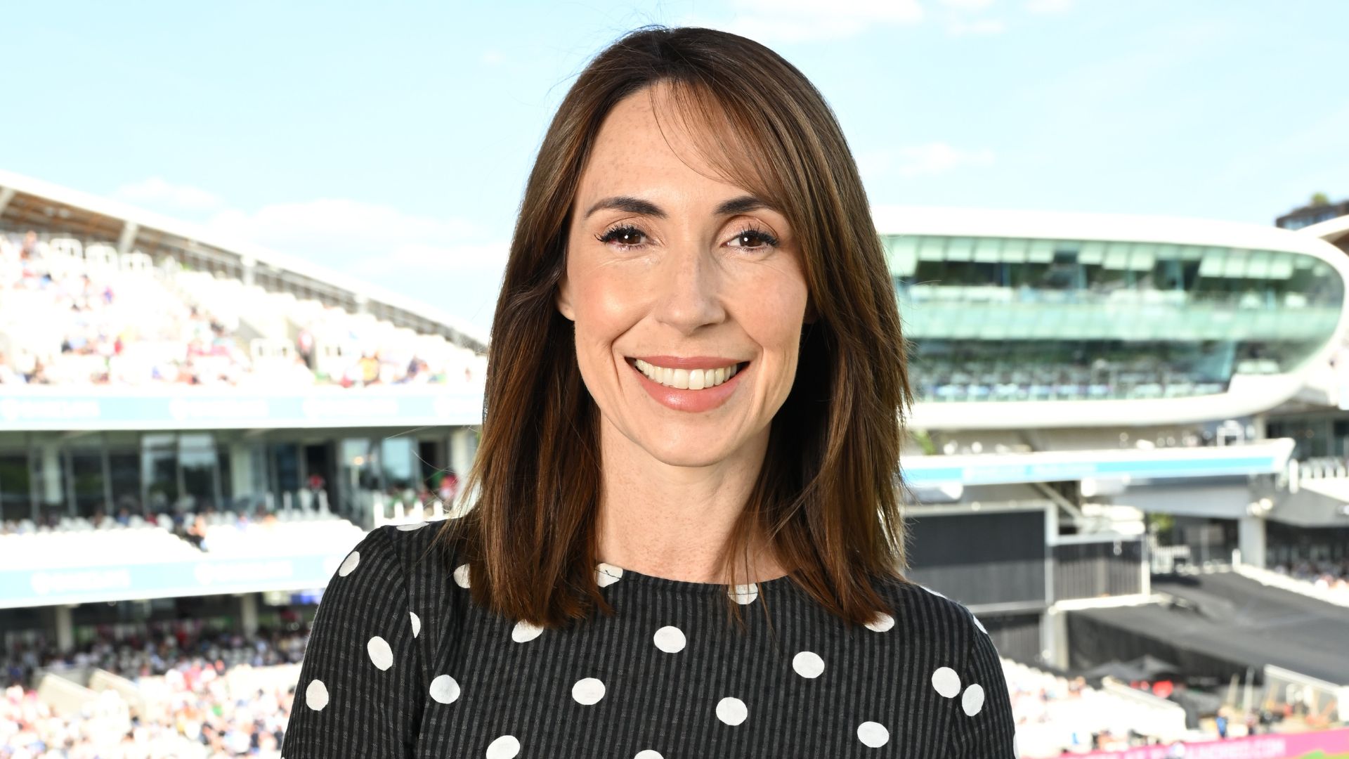 Alex Jones attends The Hundred at Lord's Cricket Ground on August 01, 2026 in London