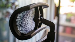 A black Oak Hollow Aloria Fabric office chair