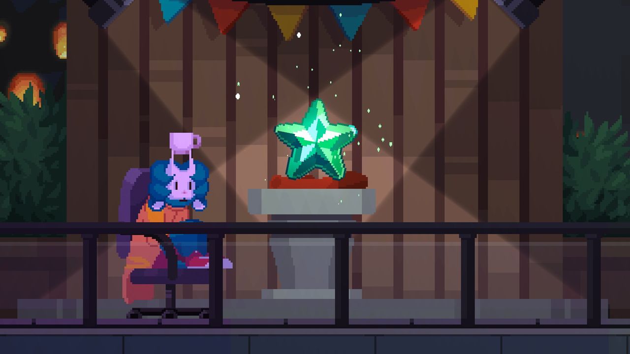 Varying screenshots of the upcoming platformer Preppered: an existential platformer.