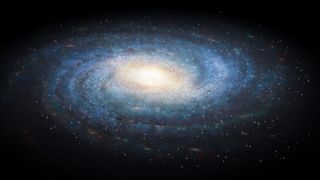 An illustration of the Milky Way