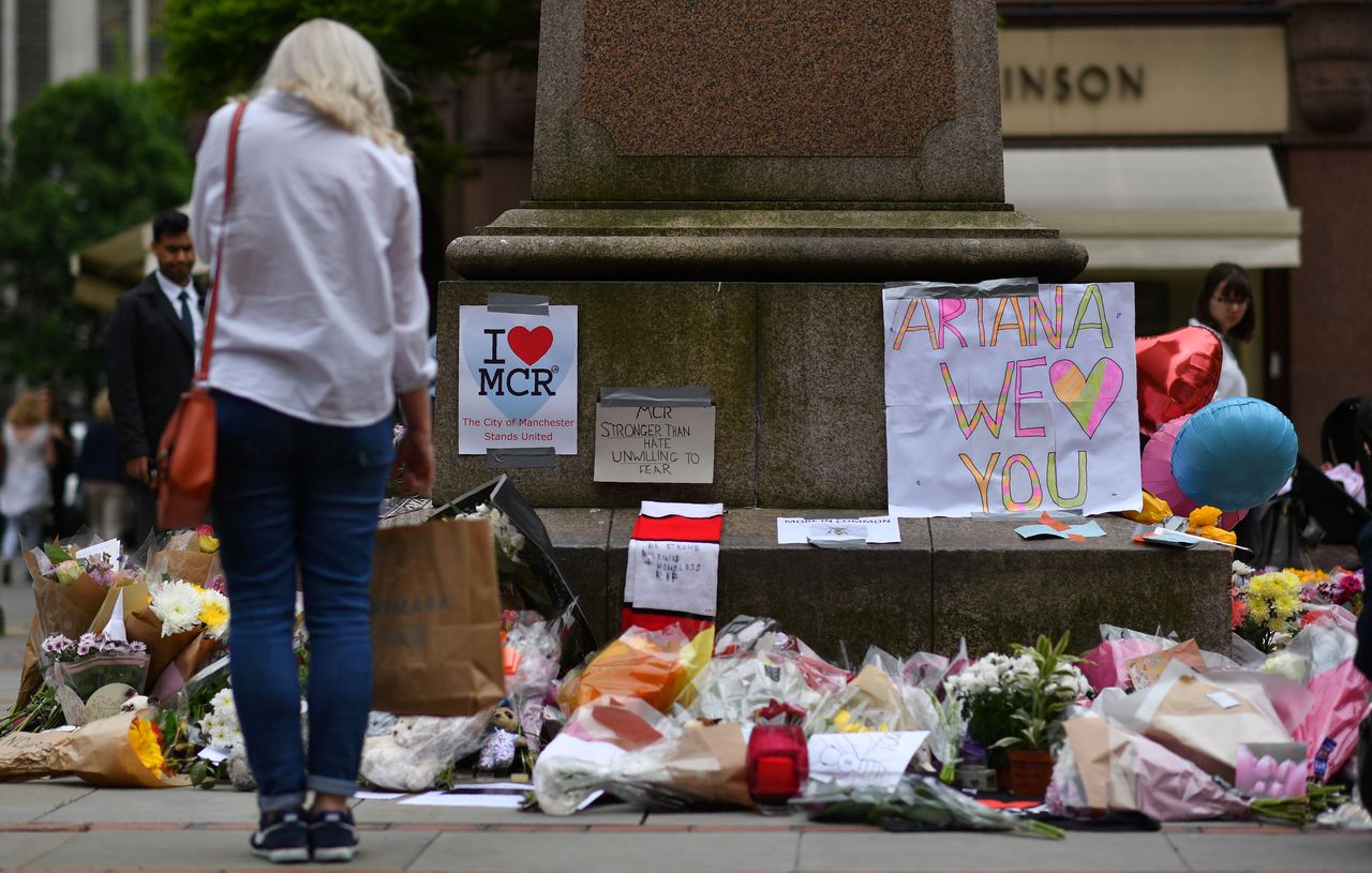 A memorial in Manchester