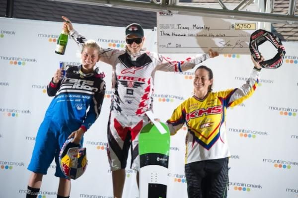 Tracy Moseley (Trek World Racing) topped the podium ahead of Jill Kintner (Transitions) and Melissa Buhl (KHS)