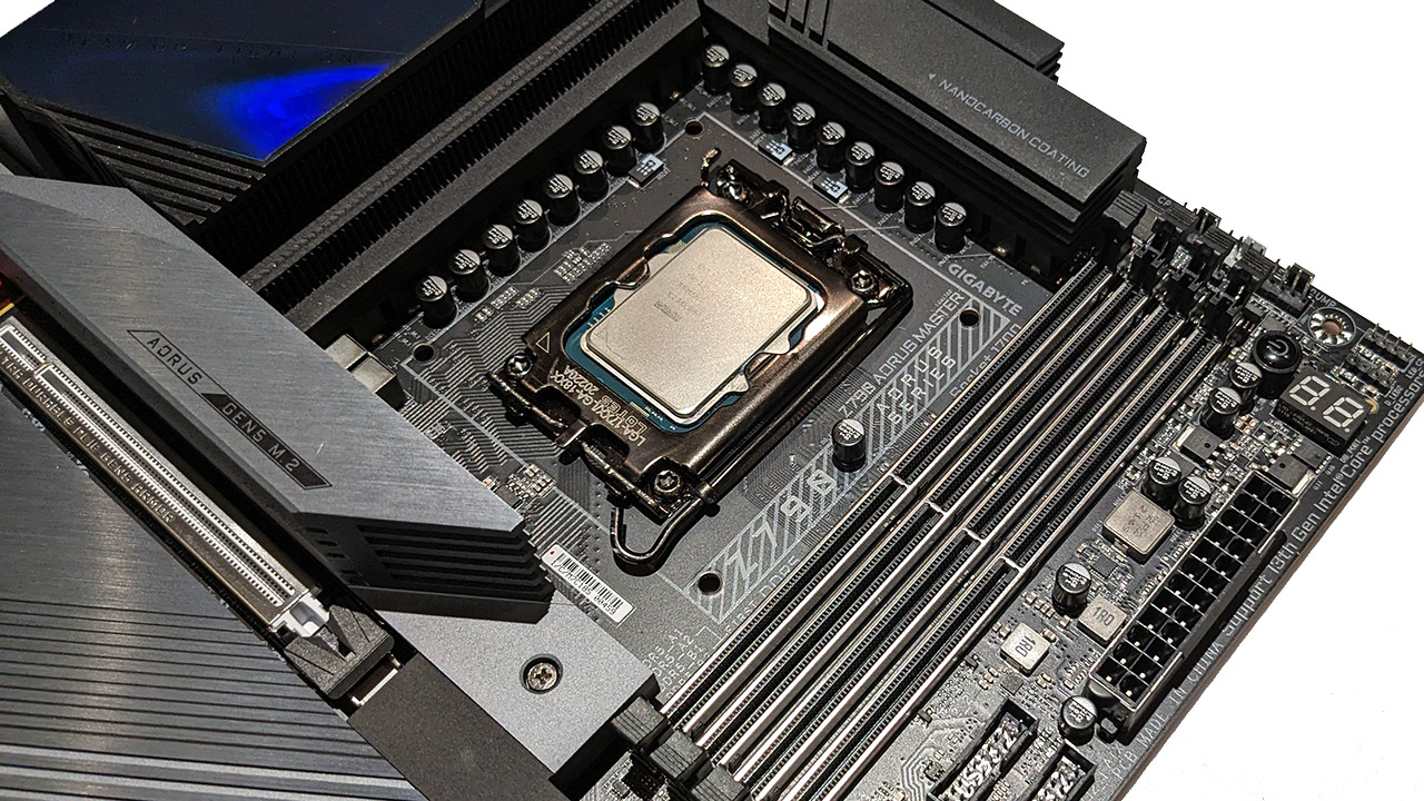 Gigabyte Z790 Aorus Master socket area