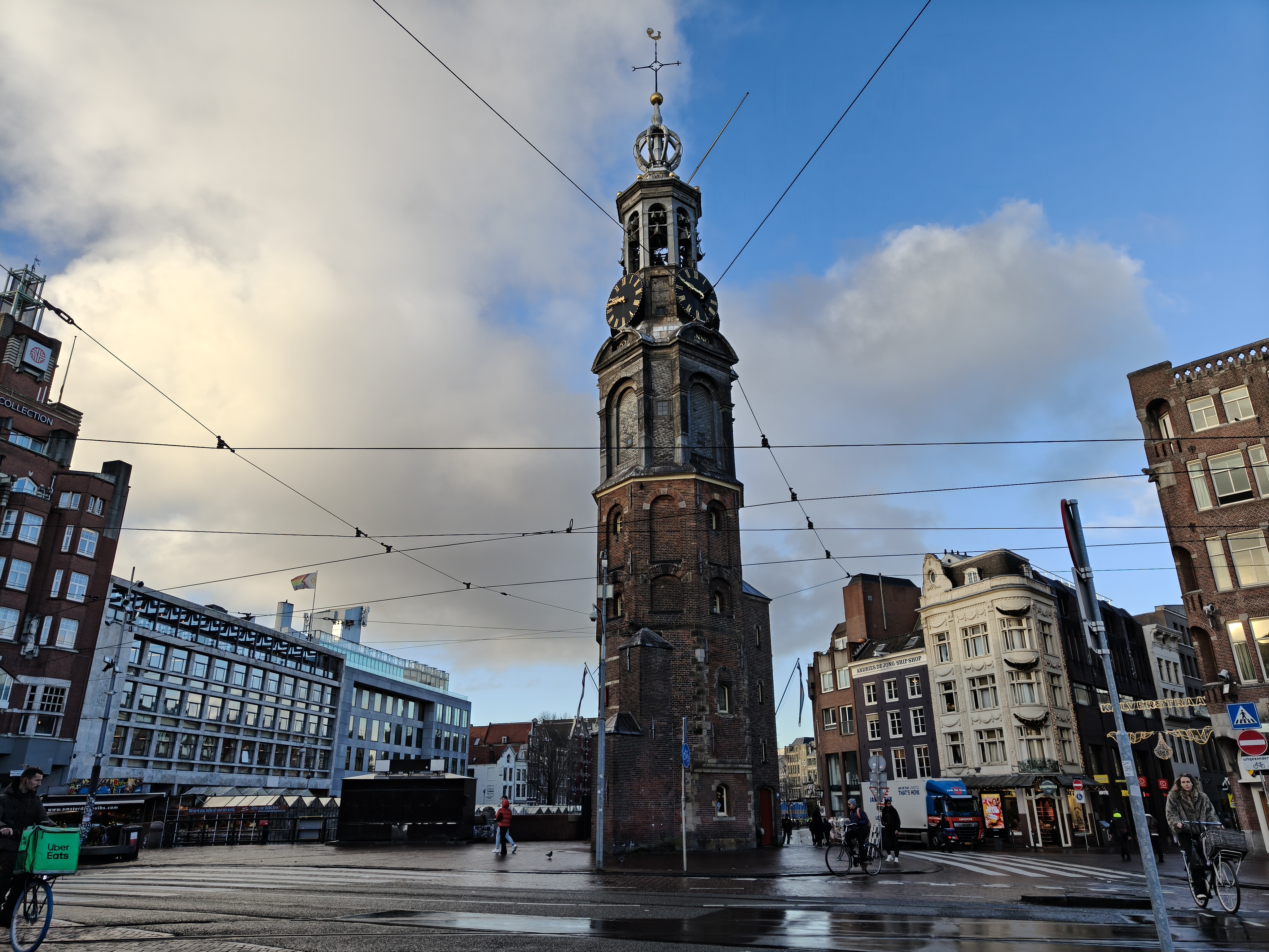 Oppo Find X8 camera sample Amsterdam clock tower