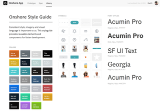 Adobe Xd's collaborative style guide is a great new feature