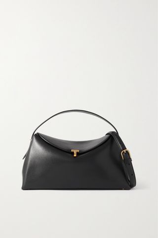 T-Lock Leather Shoulder Bag