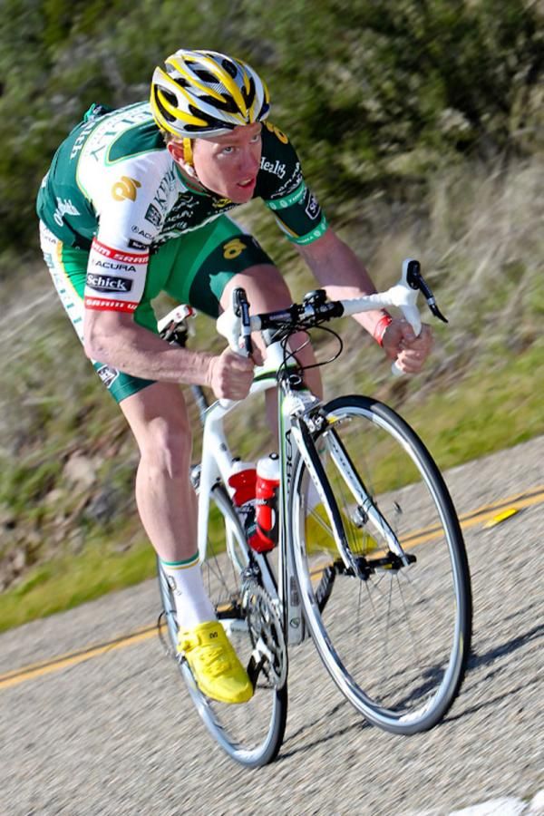 Daniel Holloway shows off his early season sprint speed