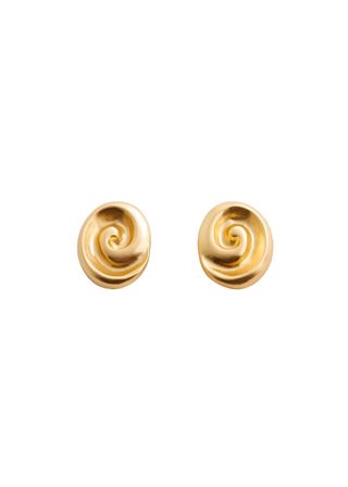 Round Spiral Earrings - Women