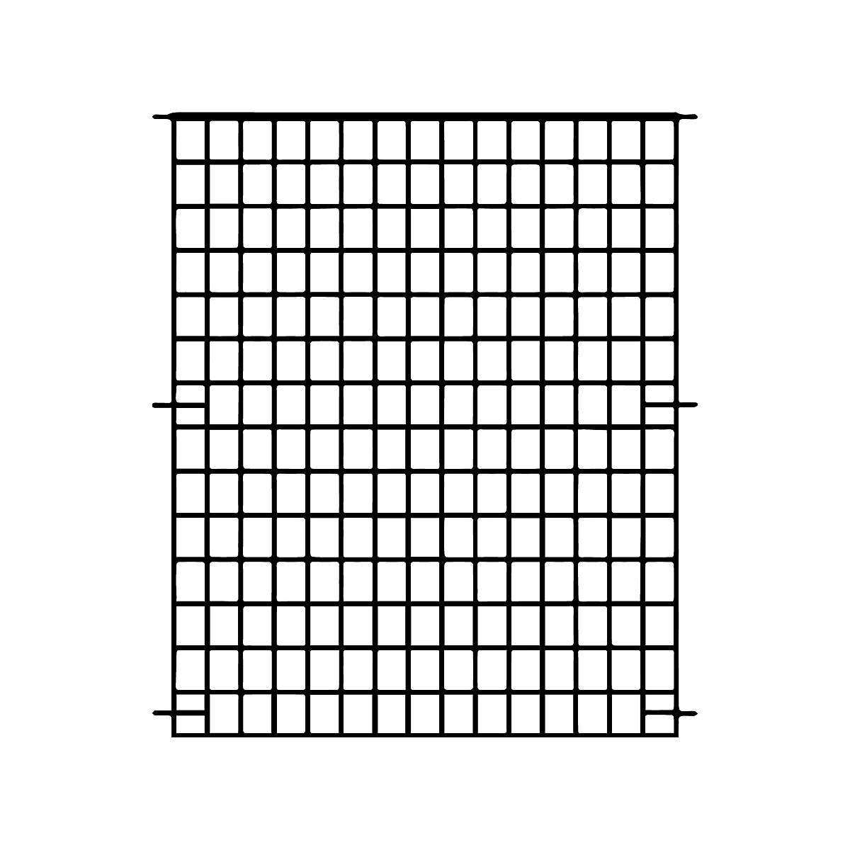 B&amp;amp;Q, Panacea Traditional Black Metal Fence panel (W)0.93m (H)1.07m