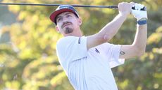 Sam Bennett takes a shot at the Nationwide Children's Hospital Championship