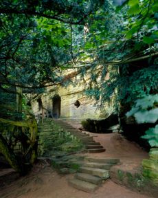 Warkworth Hermitage, Northumberland.