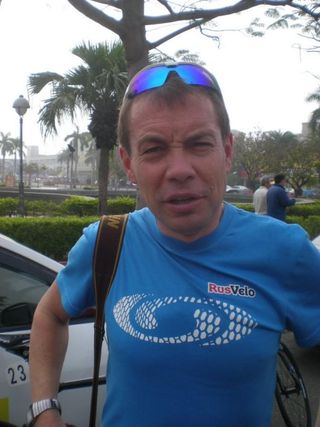 Viatcheslav Ekimov working for RusVelo at the Tour de Taiwan