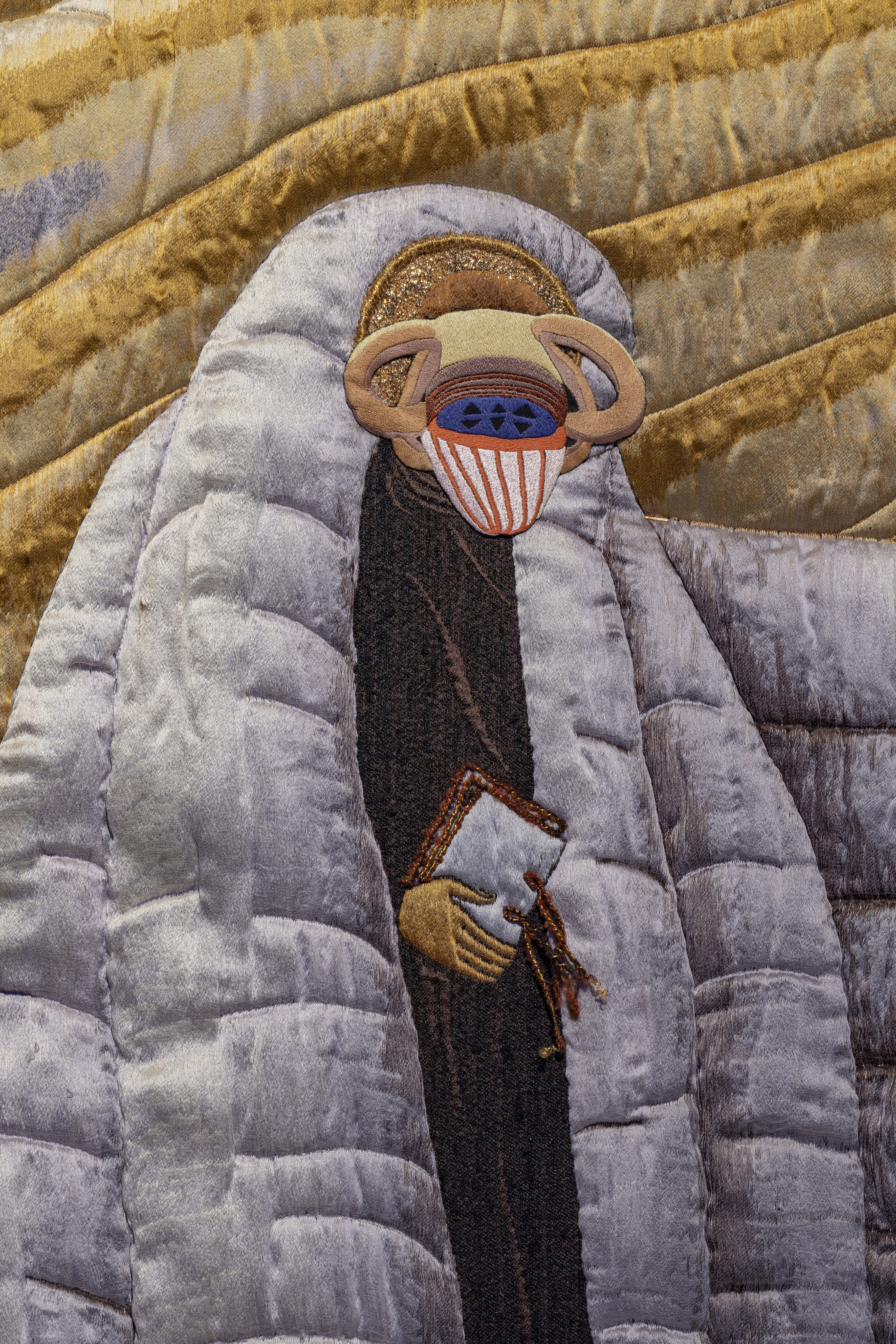 Patricia Urquiola works displayed in exhibition space