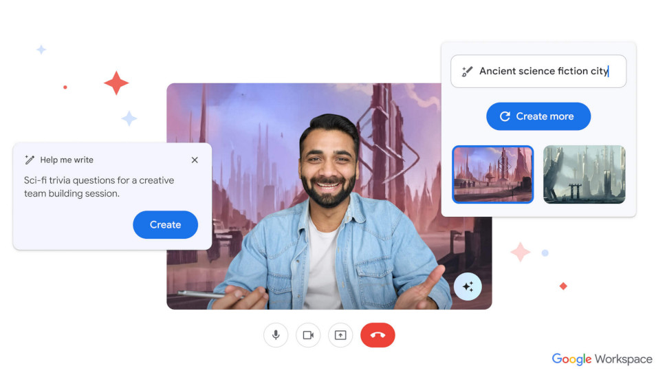 Google Meet duet ai