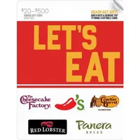 Let’s Eat Gift Card: buy $50, get $10 off with code EATPD at Amazon