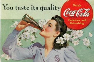 Coca Cola ad from the 1930s