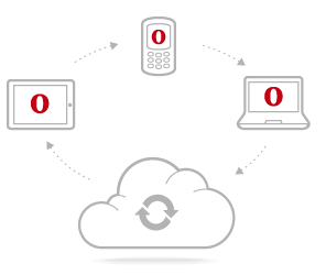 Both Opera and Firefox allow you to sync things like passwords and history between your mobile and desktop browsers.