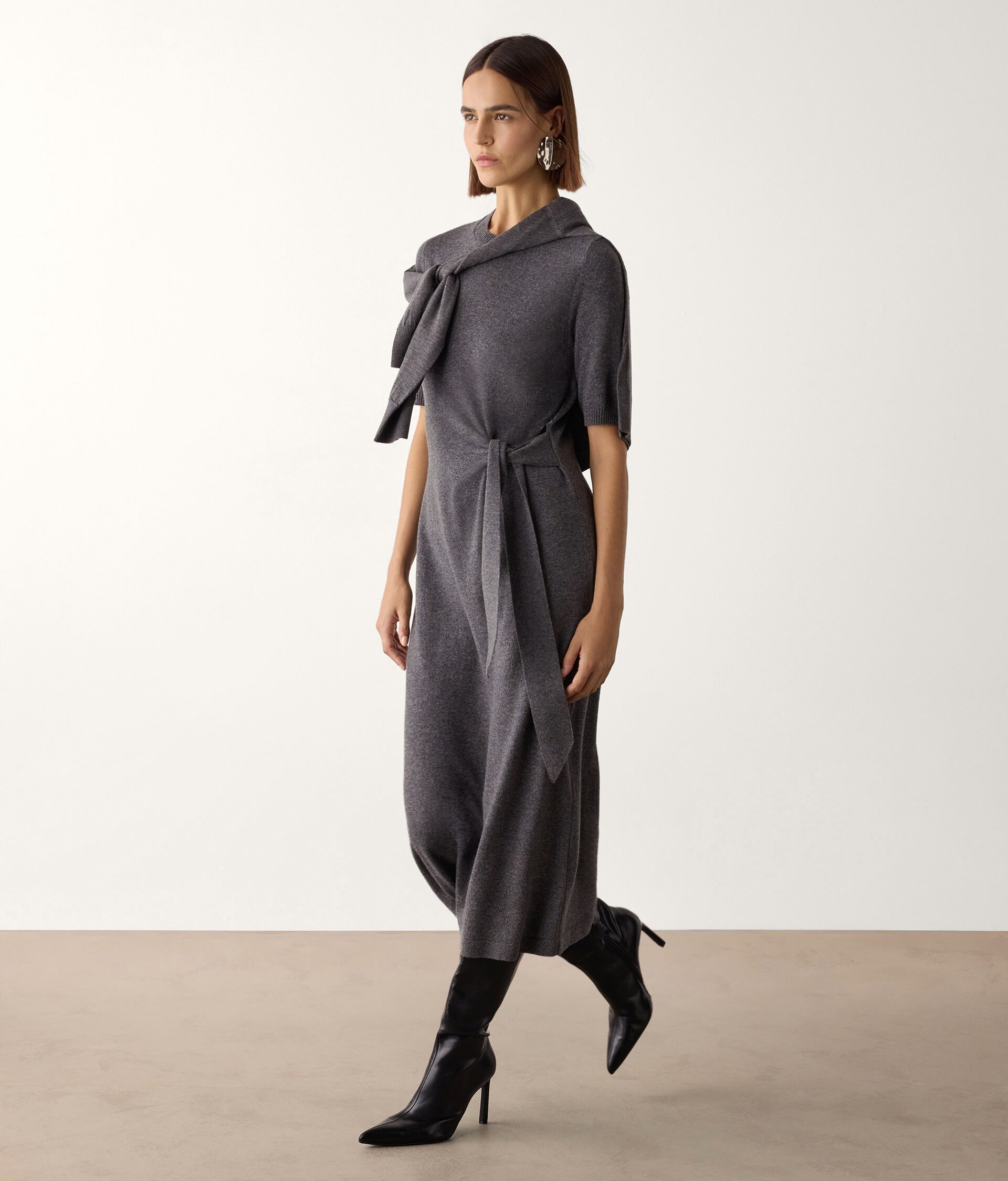 falconeri, Ultrasoft Cashmere Knot Dress